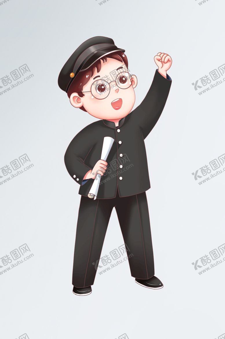 编号：53422212152234599941【酷图网】源文件下载-五四青年节民国男学生男青年五四