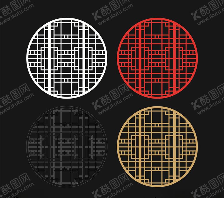 编号：73139911020337353652【酷图网】源文件下载-圆形花纹