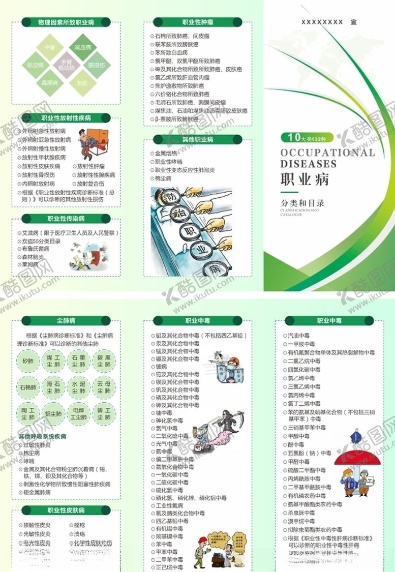 编号：76975309230458346963【酷图网】源文件下载-职业病分类和目录