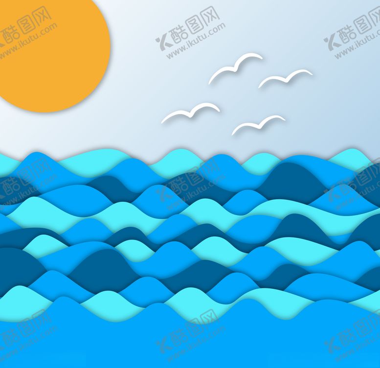 编号：58098505010855538181【酷图网】源文件下载-海浪波浪波纹