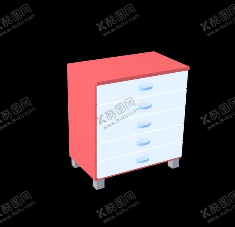 编号：68943609221509348493【酷图网】源文件下载-简约五斗柜