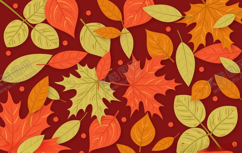 编号：48113109132353129980【酷图网】源文件下载-叶子背景