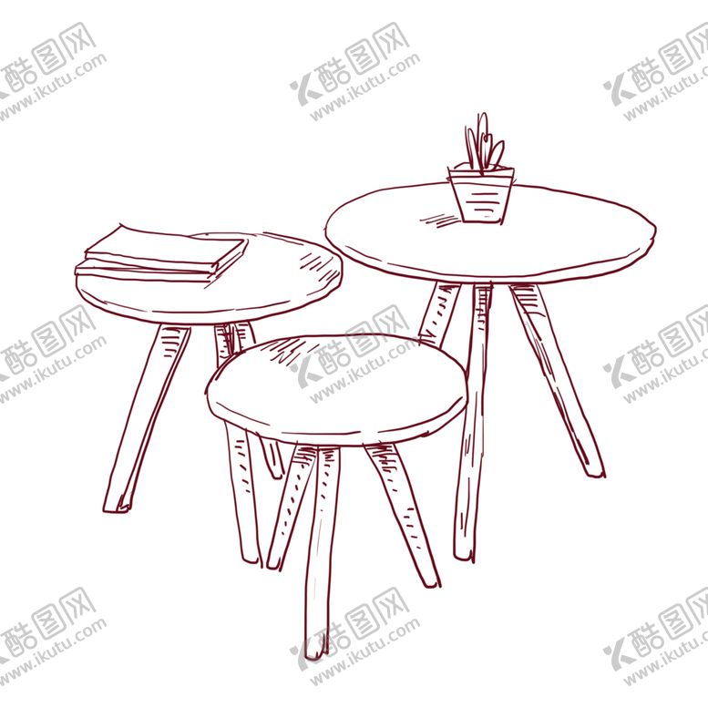 编号：48541609192156318767【酷图网】源文件下载-线稿线稿素材文具小素材