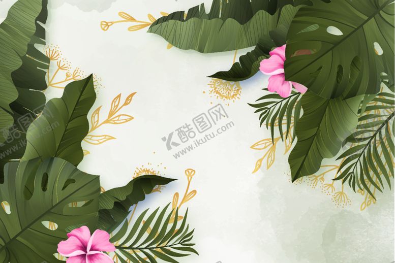 编号：34215112150637426742【酷图网】源文件下载-叶子背景