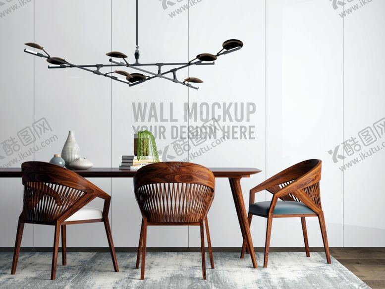 编号：61108609150516218639【酷图网】源文件下载-室内墙壁样机