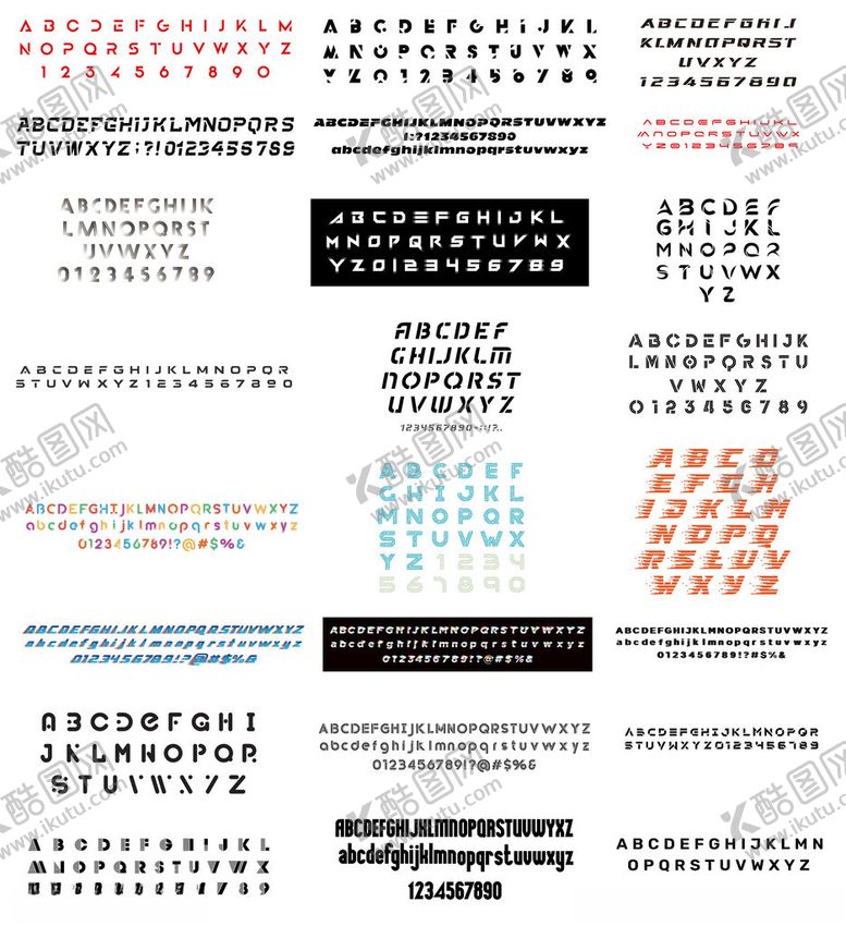 编号：86808404060309595601【酷图网】源文件下载-英文字母设计