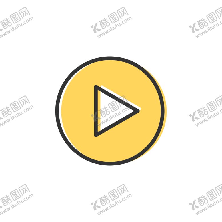 编号：96381010130538195269【酷图网】源文件下载-播放图标