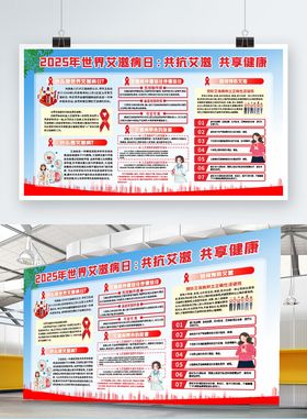 艾滋病宣传栏