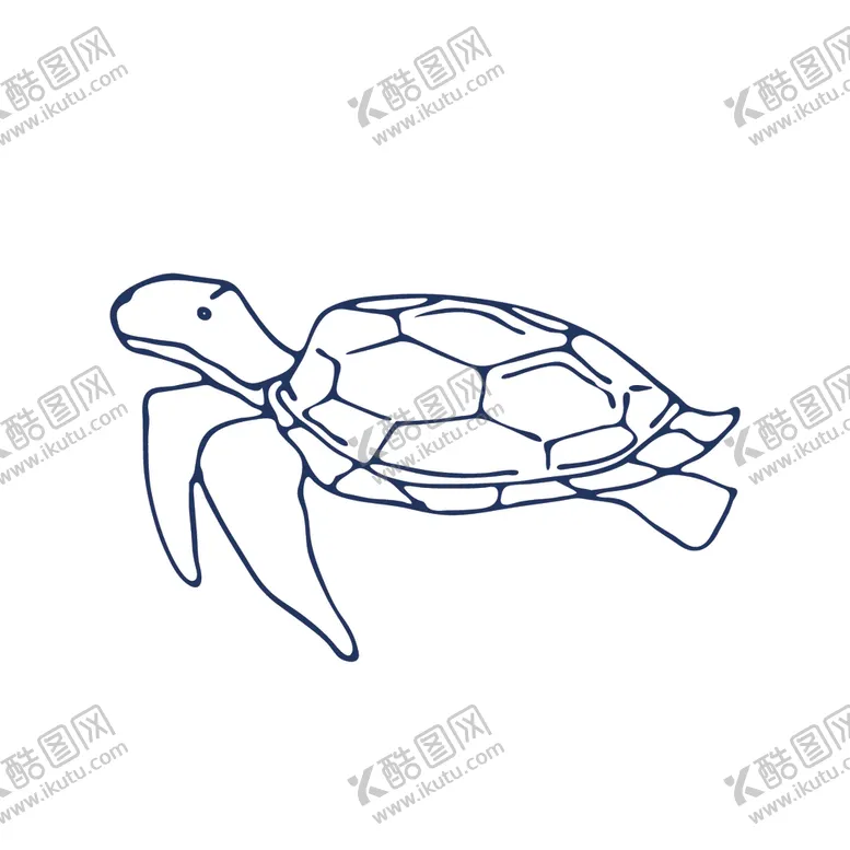 编号：58109805091530261999【酷图网】源文件下载-手绘海洋生物