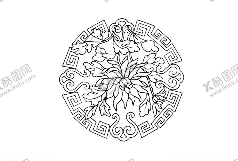 编号：72601409160838215330【酷图网】源文件下载-中国古典花纹