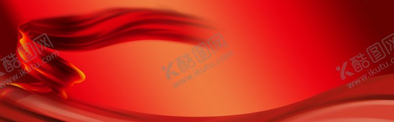 编号：90520111281954478497【酷图网】源文件下载-红色飘带背景
