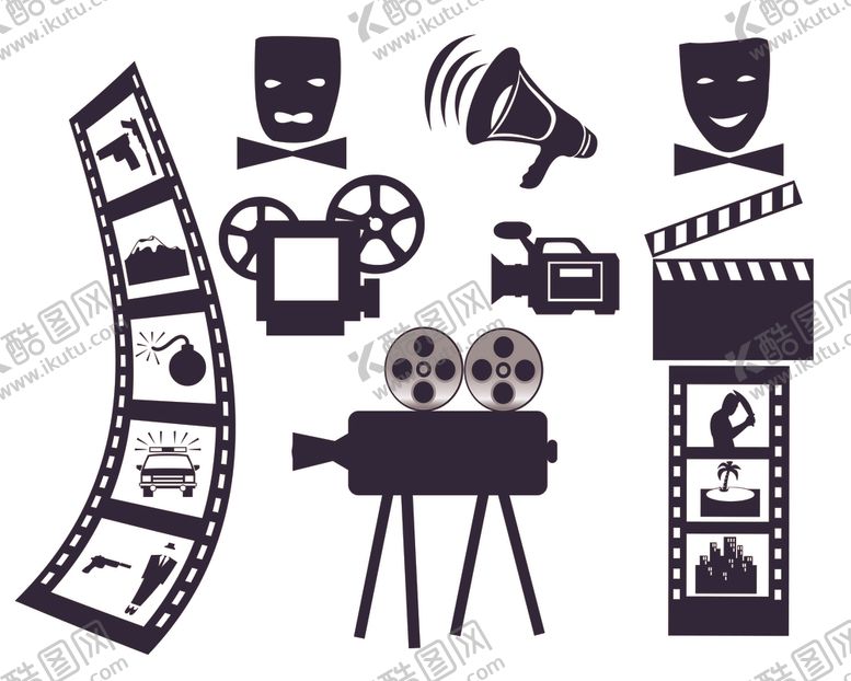 编号：14726609240635118907【酷图网】源文件下载-摄像机矢量