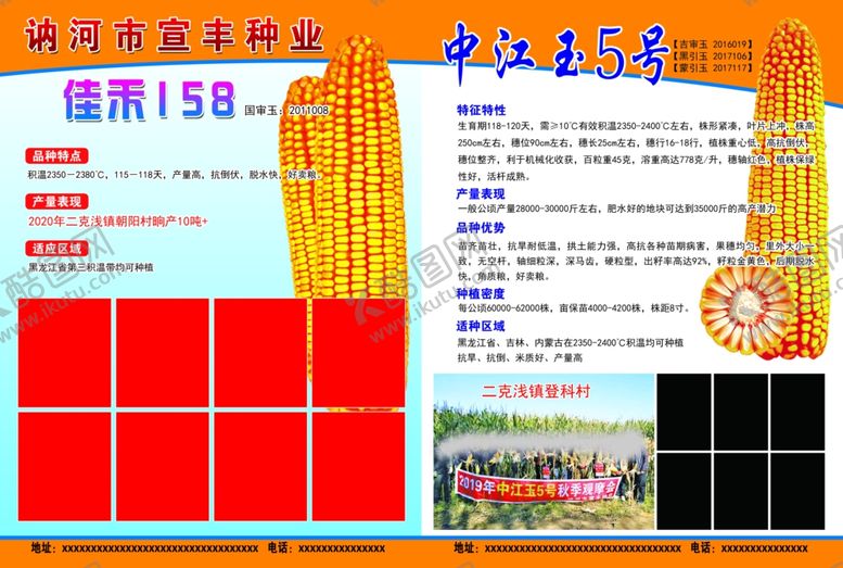 编号：40975809261050022684【酷图网】源文件下载-种子化肥宣传单玉米宣传单