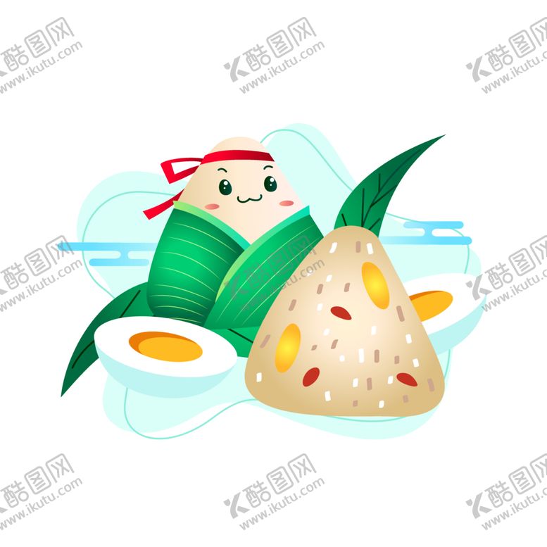 编号：68851812090403293933【酷图网】源文件下载-手绘粽子