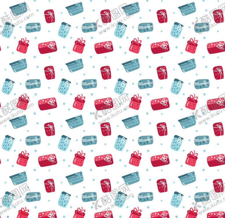 编号：80112709240138003647【酷图网】源文件下载-喜庆圣诞节底纹花纹