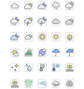 天气图标