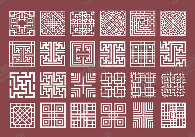 编号：89670411020834116846【酷图网】源文件下载-古典花纹图案