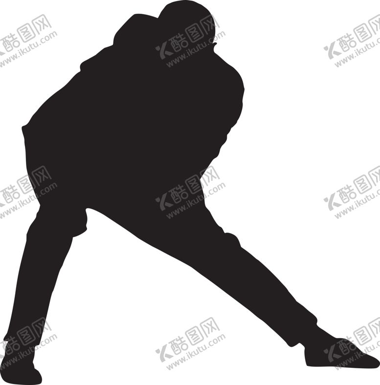 编号：49293503300231027834【酷图网】源文件下载-运动员剪影
