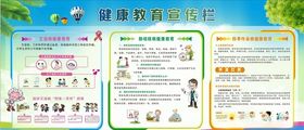 艾滋病结核病教育教育宣传栏
