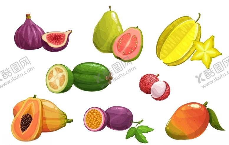 编号：79150509191924563800【酷图网】源文件下载-卡通水果