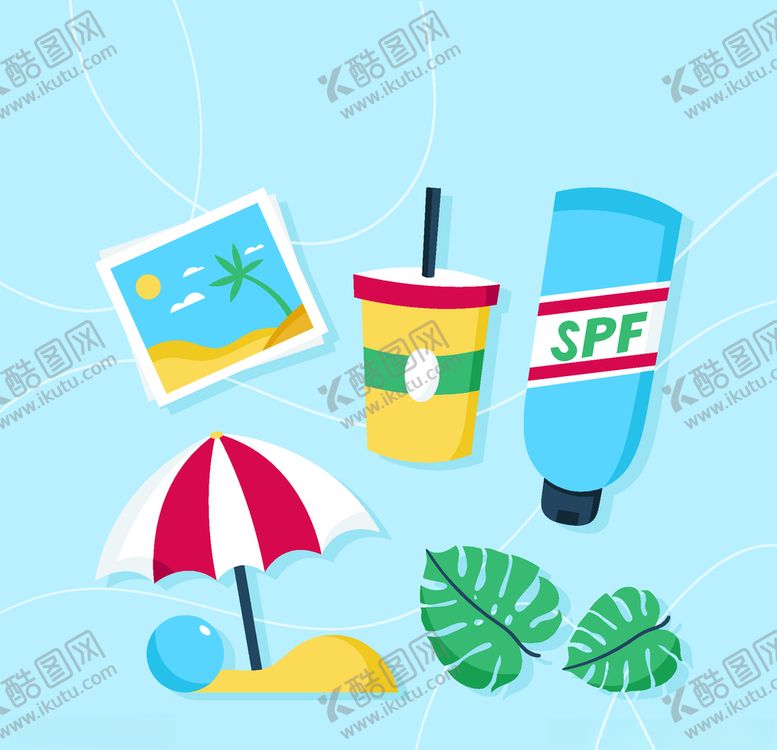 编号：18023507071551014234【酷图网】源文件下载-夏日元素