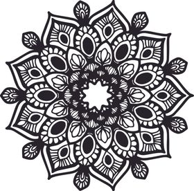 曼陀罗花纹