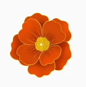 牡丹花卉朵logo底纹