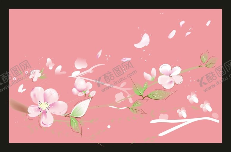 编号：89401201292037317423【酷图网】源文件下载-手绘花卉花朵