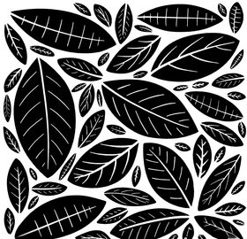抽象叶子图案