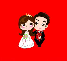婚礼插画