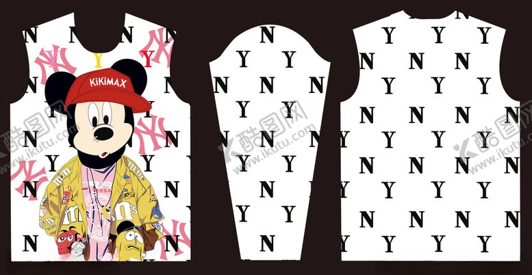 编号：18151009181143421984【酷图网】源文件下载-大牌米奇印花