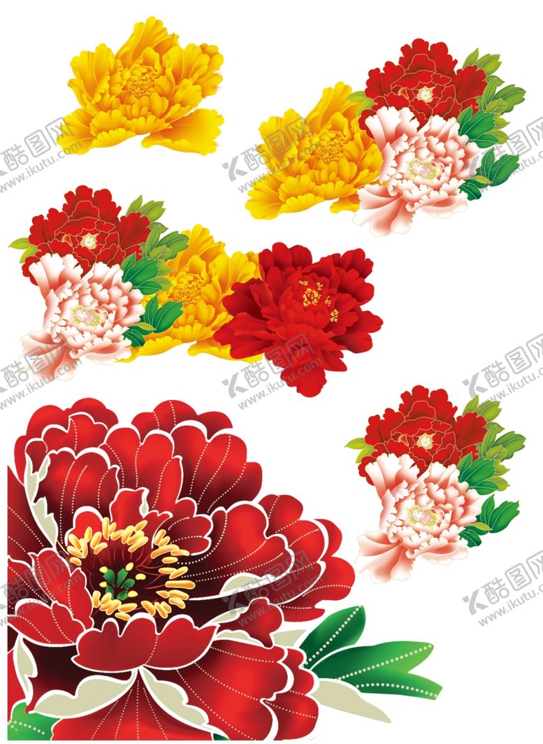 编号：50713309180222542429【酷图网】源文件下载-牡丹花