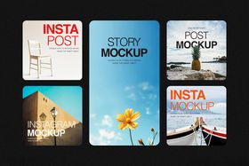 社交媒体帖文展示模板