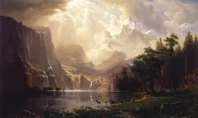油画梦幻风景山水乡村风景大师