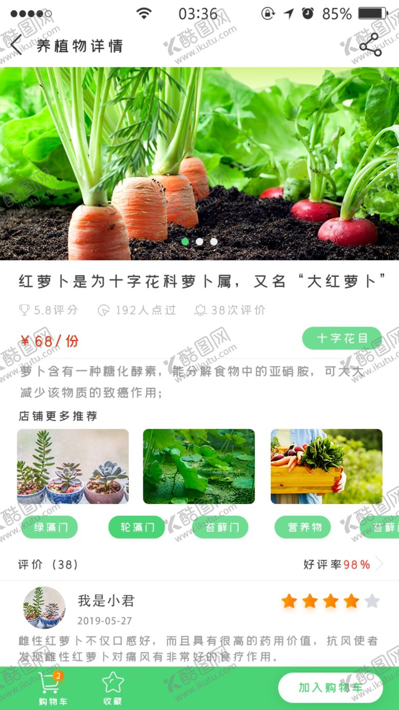 编号：13647509242019193205【酷图网】源文件下载-绿色扁平简约养植物app详情