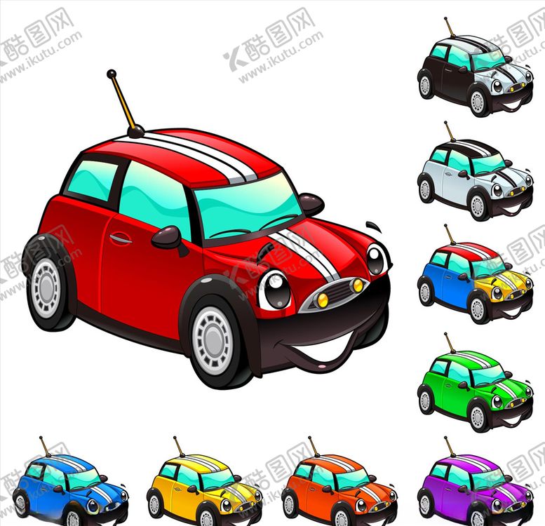 编号：28733410090533436981【酷图网】源文件下载-卡通汽车
