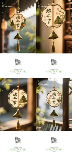端午节中式海报