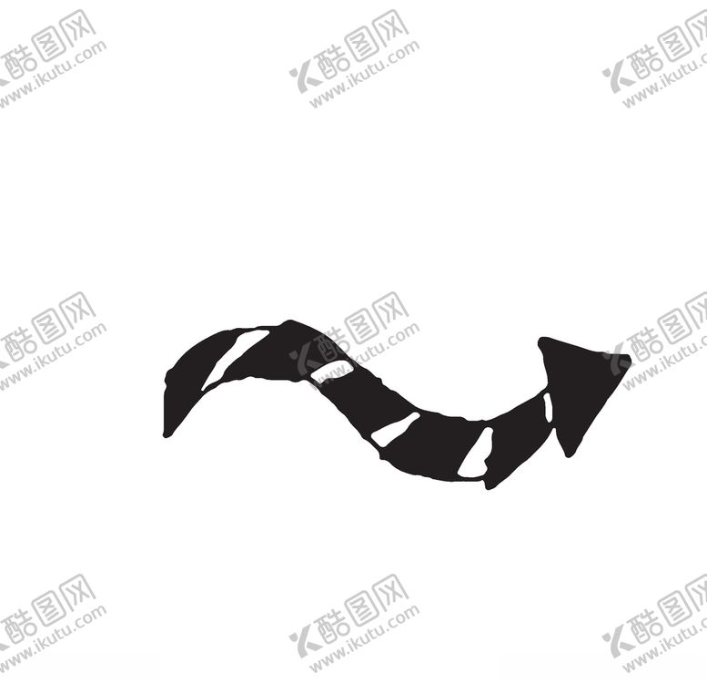 编号：96110106250716224776【酷图网】源文件下载-黑白手绘箭头