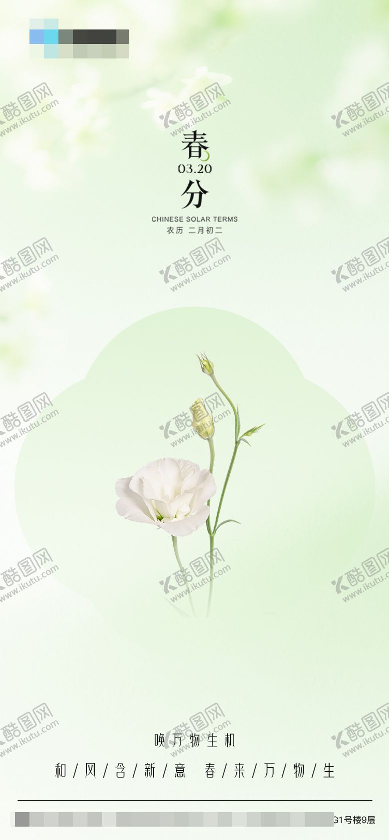 编号：22018703180211254777【酷图网】源文件下载-春风节气海报