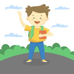 学生小儿童中校