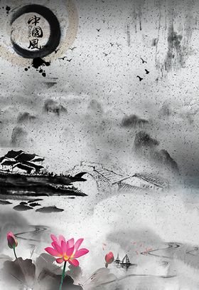 中国风水墨古典装饰画