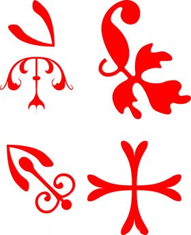 花边雕刻造型扇形框古典纹万字纹框