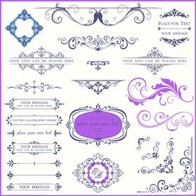 复古优雅装饰图案设计素材