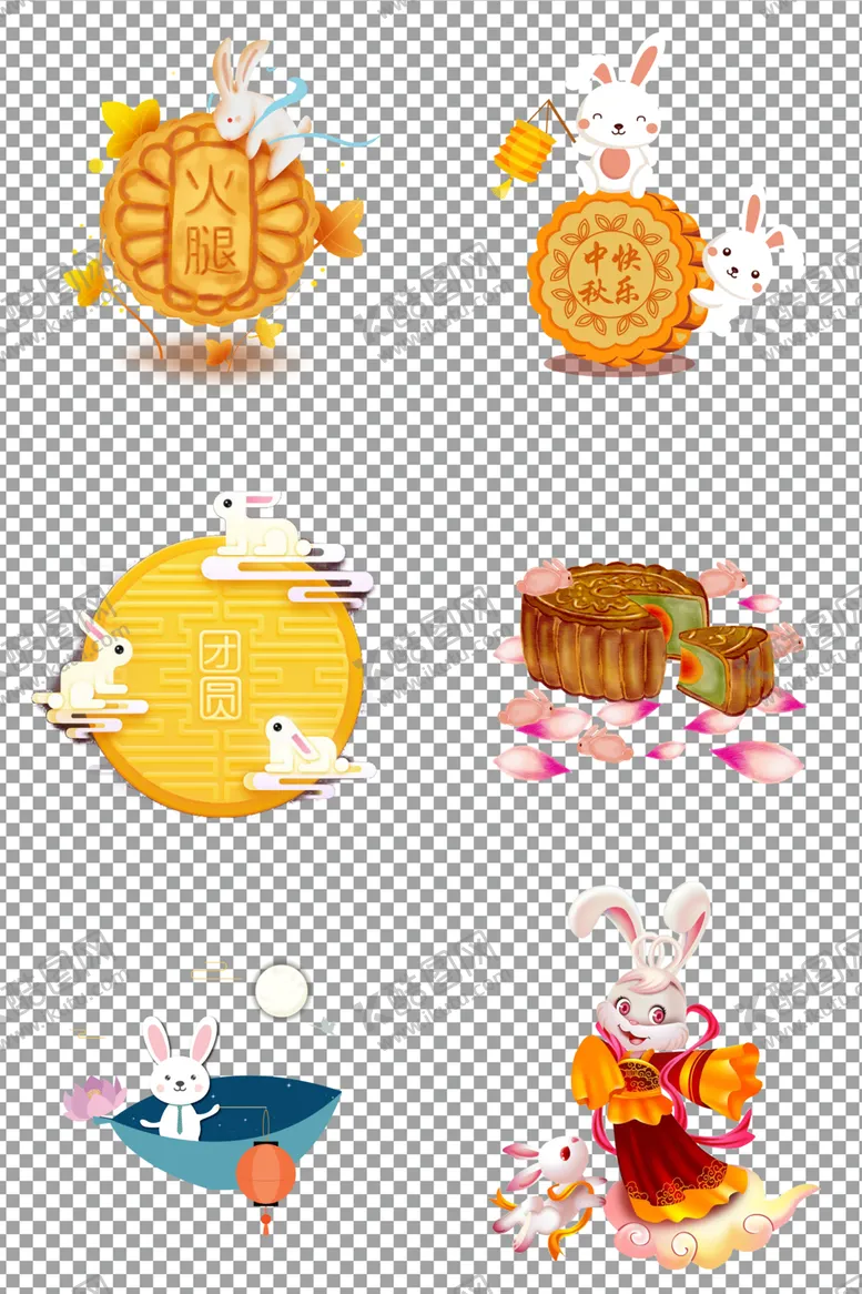 编号：73047207010223245188【酷图网】源文件下载-手绘玉兔