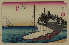 日本街景风景浮世绘