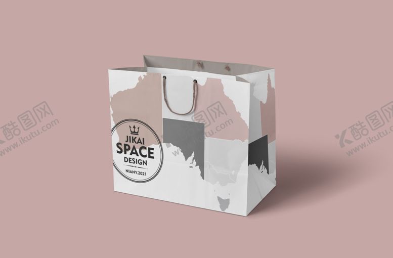 编号：68270310260029529337【酷图网】源文件下载-纸质商超购物袋样机PSD模板