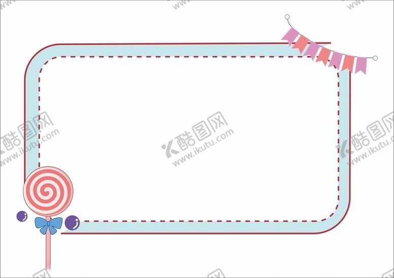 编号：29918302132229483169【酷图网】源文件下载-可爱卡通少女小清新边框