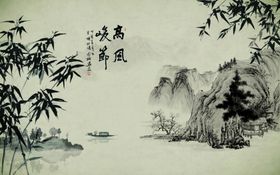 中式背景墙