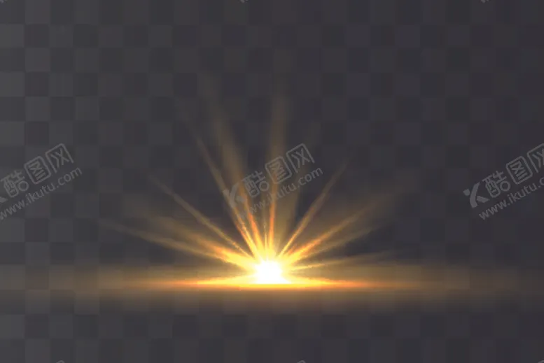 光效晕素材星星果束星特