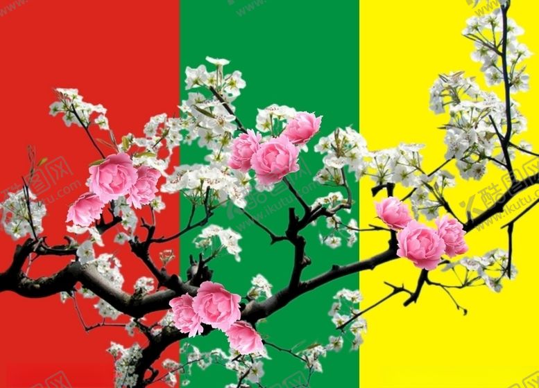 编号：62680307131252402893【酷图网】源文件下载-花海棠粉